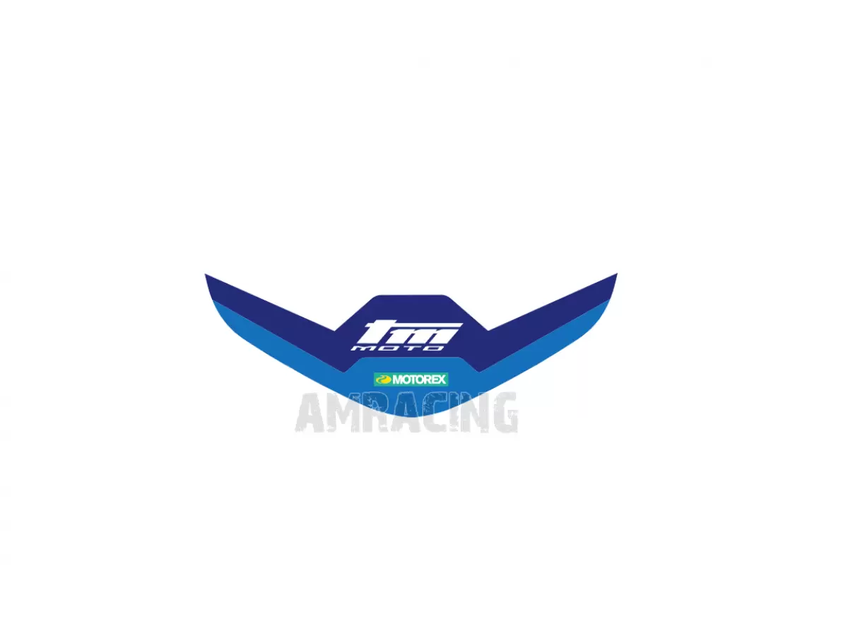 FRONT MUDGUARD STICKER - TM MOTO - MY25